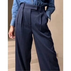 Banana Republic Wide Leg Italian Marino Pants